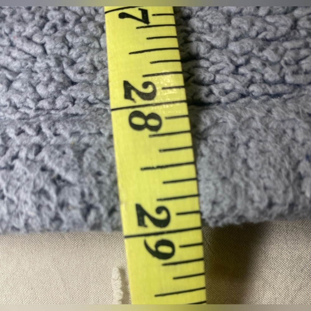 The North Face XL Campshire Gray Burgundy Sherpa Fleece Vintage Pullover - Picture 6 of 7